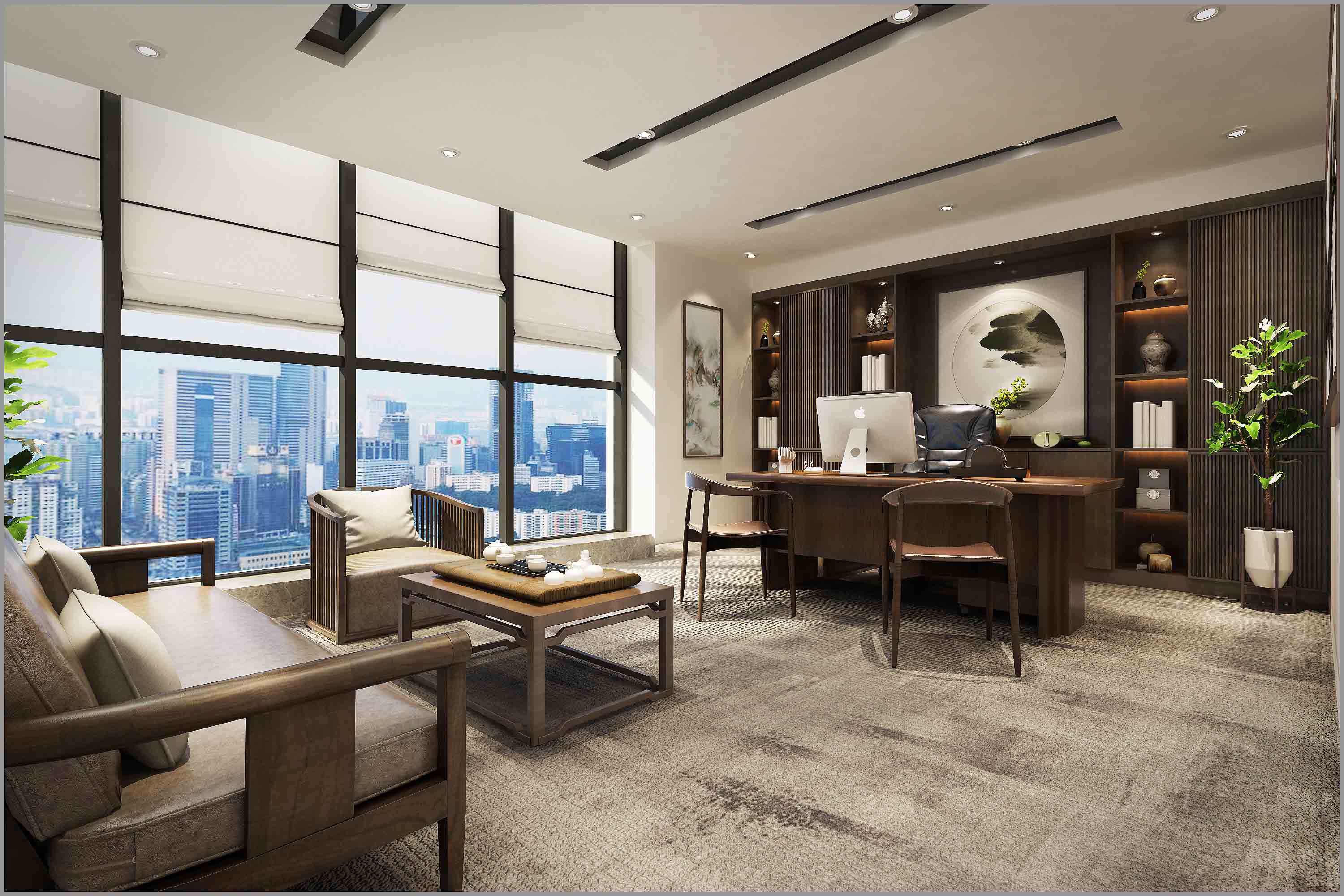 老板辦公室如何裝修更加舒適又大氣？